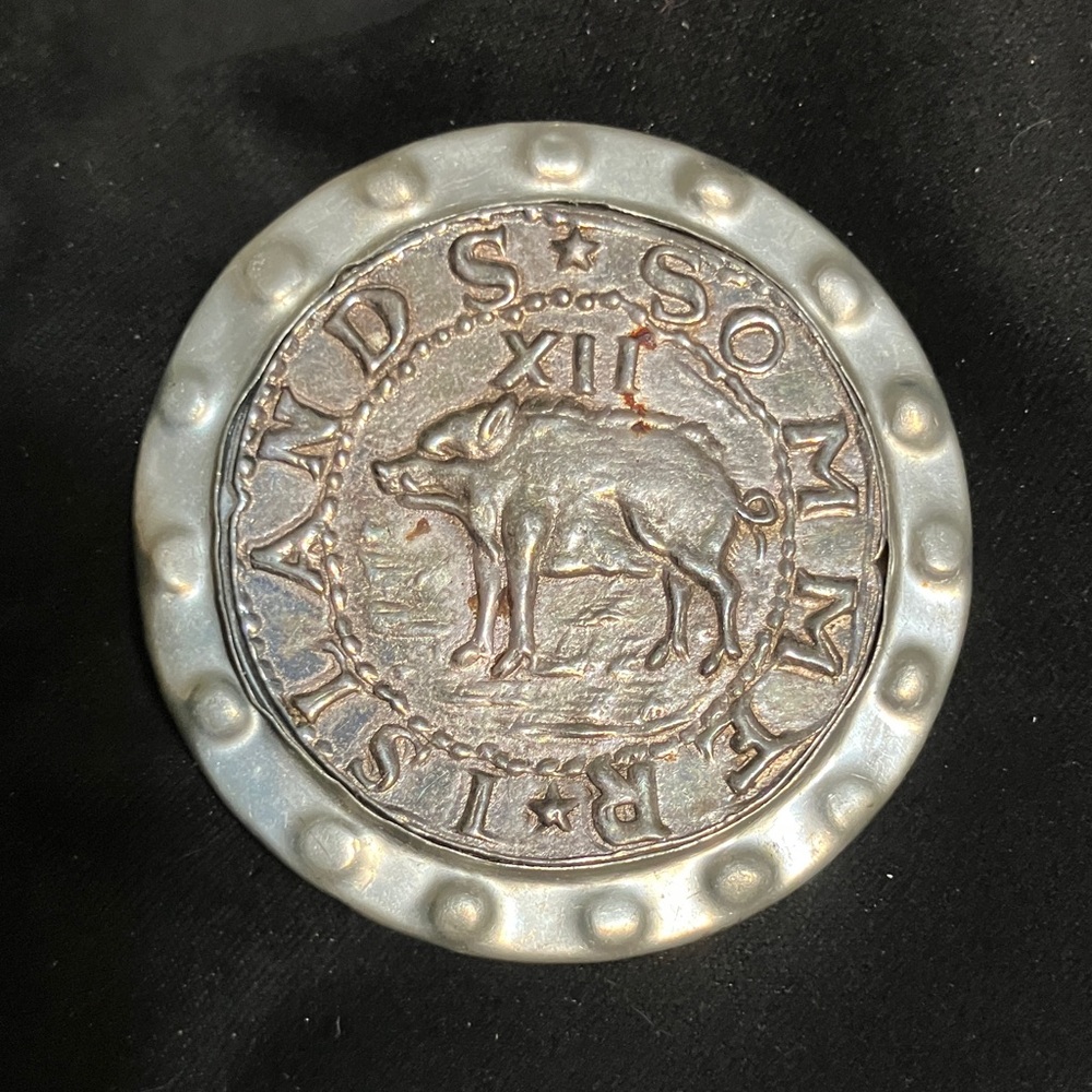 Silver Coin-Inspired Home Accent